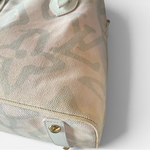 Louis Vuitton Tahitienne/Taisienne Cabas PM Pink Canvas Tote. Leather Trim w/COA - Picture 10 of 16